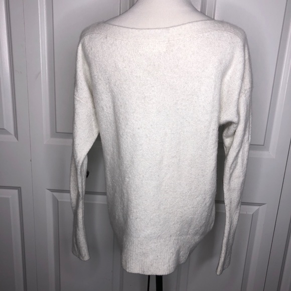 Anthropology Beige Long Sleeve Sweater Top Medium - Picture 4 of 13